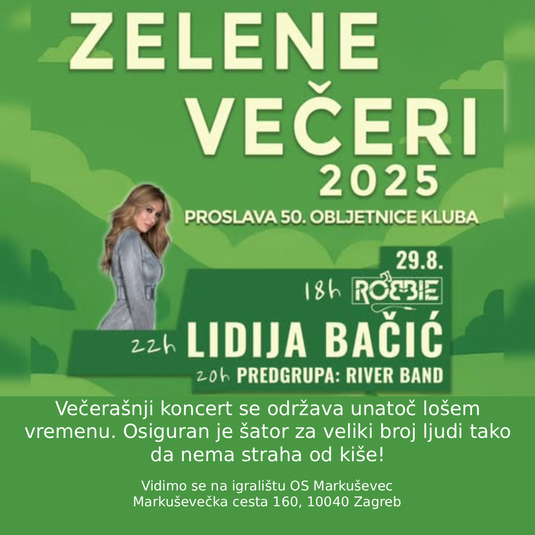 Večerašnji koncert se održava